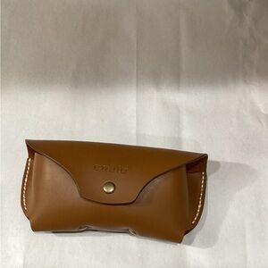 Brown Leather Sunglasses Case bajio